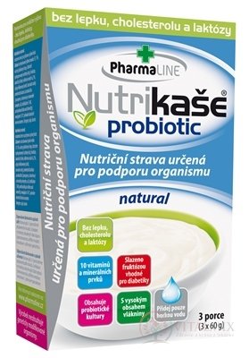 Nutrikaša probiotic - natural 3x60 g (180 g)