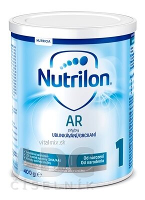 Nutrilon 1 AR mliečna výživa v prášku (od narodenia) 1x400 g