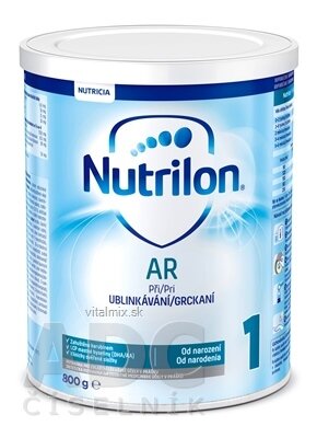 Nutrilon 1 AR mliečna výživa v prášku (od narodenia) 1x800 g