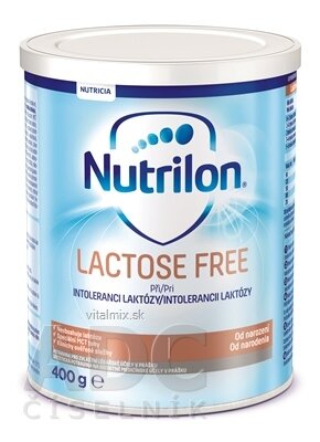 Nutrilon 1 LACTOSE FREE mliečna výživa v prášku (od narodenia) 1x400 g