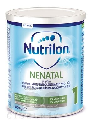 Nutrilon 1 NENATAL (po prepustení) 1x400 g