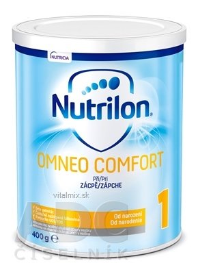 Nutrilon 1 OMNEO COMFORT mliečna výživa v prášku (od narodenia) (inov. 2019) 1x400 g
