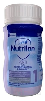 Nutrilon 1 PEPTI tekutá výživa (od narodenia) (inov.2023) 24x90 ml (2160 ml)