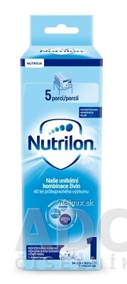 Nutrilon 1 počiatočná mliečna dojčenská výživa v prášku (0-6 mesiacov) (inov.2018) 5x18,8 g (94 g)