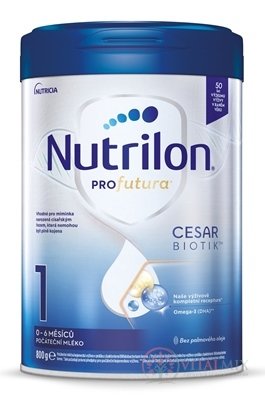 Nutrilon 1 Profutura CESARBIOTIK počiatočná dojčenská výživa (0-6 mesiacov) 1x800 g