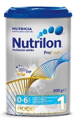 Nutrilon 1 Profutura počiatočná mliečna dojčenská výživa (0-6 mesiacov) 1x800 g