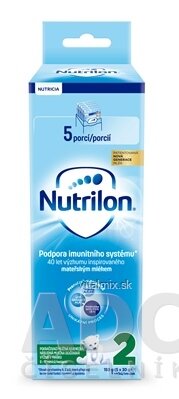 Nutrilon 2 následná mliečna dojčenská výživa v prášku (6-12 mesiacov) (inov.2018) 5x30 g (150 g)