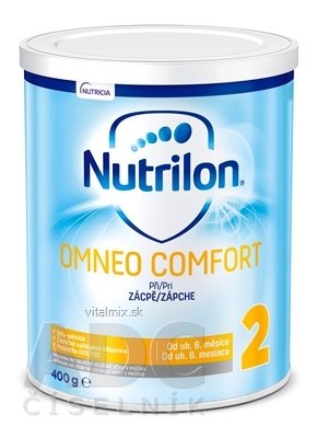 Nutrilon 2 OMNEO COMFORT mliečna výživa v prášku (od ukonč. 6. mesiaca) (inov. 2019) 1x400 g
