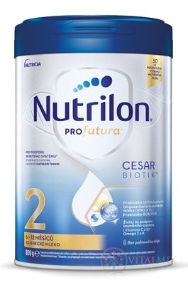 Nutrilon 2 Profutura CESARBIOTIK následná dojčenská výživa (6-12 mesiacov) 1x800 g