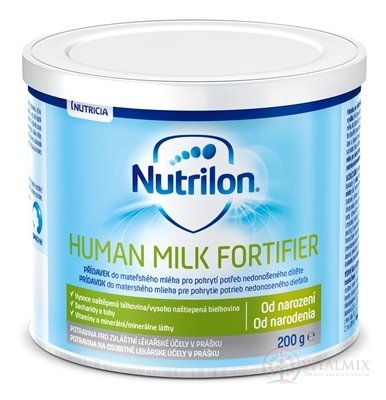 Nutrilon HUMAN MILK FORTIFIER prídavok do materského mlieka v prášku (od narodenia) 1x200 g