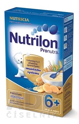 Nutrilon Pronutra obilno-mliečna kaša piškótová (od ukonč. 6. mesiaca), 1x225 g