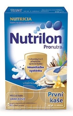 Nutrilon Pronutra prvá obilno-mliečna kaša vanilková (od ukonč. 4. mesiaca) 1x225 g