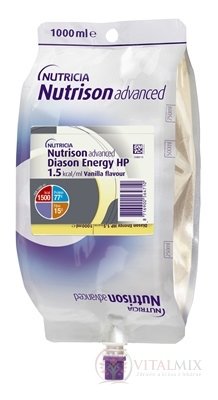 Nutrison advanced Diason Energy HP s vanilkovou príchuťou 8x1000 ml
