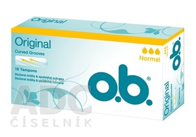 o.b. Original Normal hygienické tampóny 1x16 ks