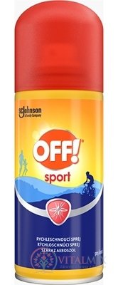 OFF! Sport rychloschnúcí sprej repelent 1x100 ml