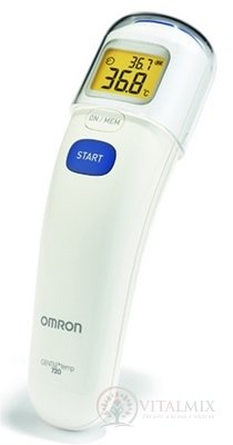 OMRON GENTLE TEMP 720 Čelový TEPLOMER digitálny 1x1 ks