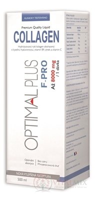 OPTIMAL PLUS F - PRO COLLAGEN nová vylepšená receptúra, roztok 1x500 ml