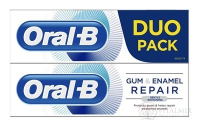 Oral-B GUM&ENAMEL PRO-REPAIR Gentle Whitening DUO zubná pasta 2x75 ml