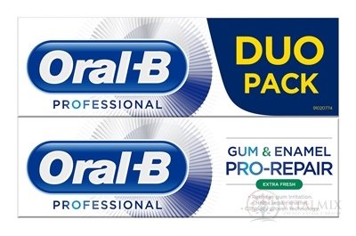 Oral-B PROF.GUM&ENAMEL PRO-REPAIR Extra Fresh DUO zubná pasta 2x75 ml