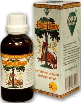 ORO Verde DRAČIA KRV prírodná živica (Sangre de Drago) 1x50 ml