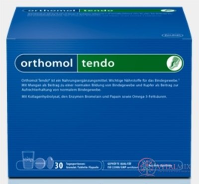 Orthomol TENDO granulát+tabalety+kapsuly, 30 denných dávok, 1x1 set