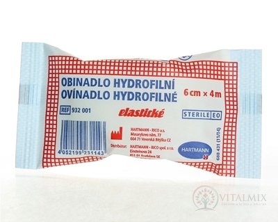 Ovínadlo hydrofilné elastické sterilné (6cm x 4m) 1x1 ks