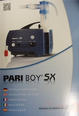 PARI BOY SX prístroj na inhalačnú terapiu s príslušenstvom, 1x1 ks