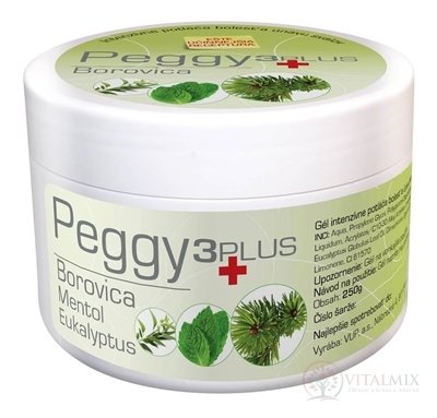 PEGGY 3PLUS Borovica gél 1x250 g