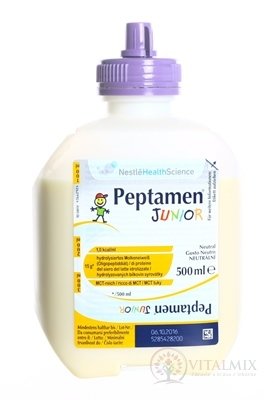 PEPTAMEN JUNIOR sol (dietetická potravina, bez príchute) 12x500 ml (6 l)