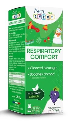 Petit CHENE RESPIRATORY COMFORT detský sirup, s hroznovou arómou 1x125 ml