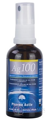 Pharma Activ Koloidné striebro Ag100 sprej, hustota 40ppm, 1x50 ml
