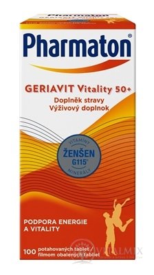 Pharmaton GERIAVIT Vitality 50+ tbl 1x100 ks