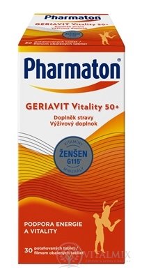 Pharmaton GERIAVIT Vitality 50+ tbl 1x30 ks