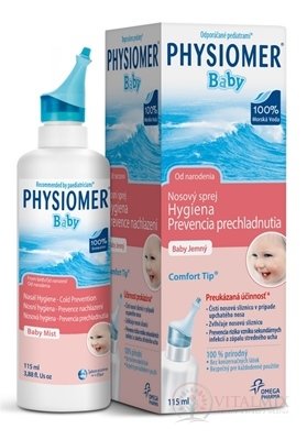 PHYSIOMER Baby izotonický nosový sprej s obsahom morskej vody 1x115 ml