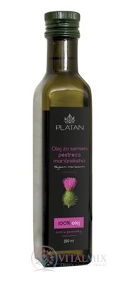 PLATAN Olej zo semien pestreca mariánskeho 1x250 ml