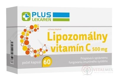 PLUS LEKÁREŇ Lipozomálny vitamín C 500 mg cps 1x60 ks