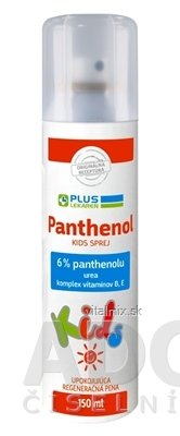 PLUS LEKÁREŇ Panthenol 6% KIDS SPREJ sensitive, pena 1x150 ml