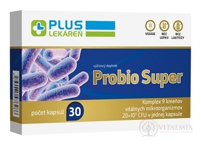 PLUS LEKÁREŇ Probio Super cps 1x30 ks