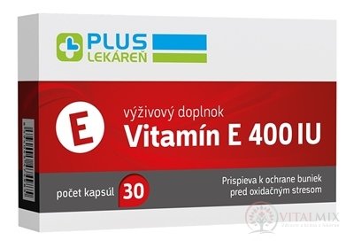 PLUS LEKÁREŇ Vitamín E 400 IU cps 1x30 ks