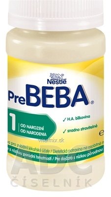 PreBEBA 1 sol (dietetická potravina pre dojčatá od narodenia) inov. 2016, 1x90 ml