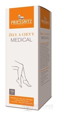 Priessnitz Žily a cievy Medical gél 1x125 ml