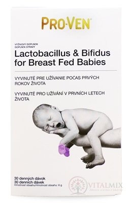 Pro-Ven Lactobacillus & Bifidus plv for Breast Fed Babies (30 dávok) 1x6 g