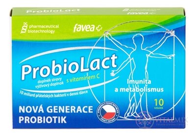 favea ProbioLact cps (s vitamínom C) 1x10 ks