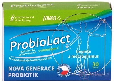 favea ProbioLact cps (s vitamínom C) 1x30 ks