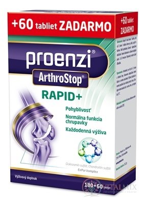 Proenzi ArthroStop RAPID+ tbl 180+60 zadarmo (240 ks)