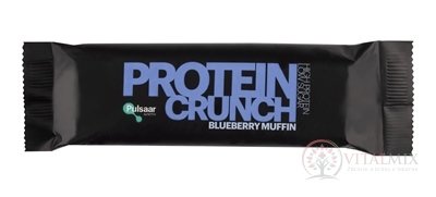 Pulsaar PROTEIN CRUNCH Blueberry Muffin proteínová tyčinka s príchuťou čučoriedkového muffinu 1x55 g