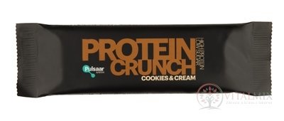 Pulsaar PROTEIN CRUNCH Cookies & Cream proteínová tyčinka s príchuťou cookies 1x55 g
