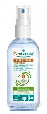 PURESSENTIEL Antibakteriálny roztok ruky a povrchy, esenciálne oleje 1x80 ml