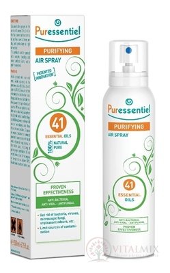 PURESSENTIEL Čistiaci sprej 41 esenciálnych olejov 1x200 ml