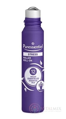 PURESSENTIEL Roll-on proti stresu 12 esenciálnych olejov 1x5 ml